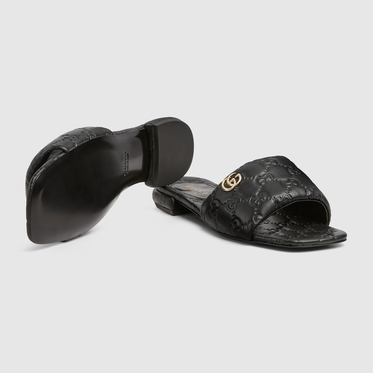 Gucci Women’s slide sandal with Double G - Image 2